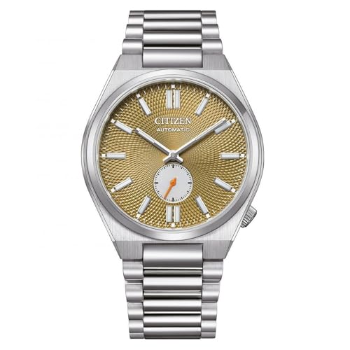 Citizen Tsuyosa Beige Small Seconds Automatic Men S Watch Nk5010-51x 316l Steel Case And Bracelet