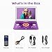 16.9'' Portable DVD Player with 14.1'' Large Swivel HD Screen, Kids DVD Players Portable with 6 Hrs 5000mAH Rechargeable Battery【Upgraded】, Sync TV, Support USB/SD Card, with Car Charge,Purple
