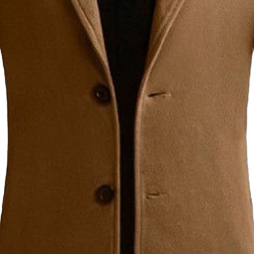 Manteau trench homme coupe ajustée idéal pour le bureau et sorties D67