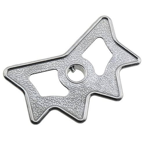 Zzhxsm Billiard Bridge Head Silver Tone Aluminum Alloy Billiards Cue Rack Bridge Head Non-Slip Billiards Snooker Pool Cue Rest Bridge Head Holder #TOP3