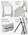Mayi Plus 6 Step Ladder, Lightweight Folding Step Stool with Convenient Handgrip,Aluminum 330lbs Capacity Step Ladder for Office,Household,Kitchen,Library(Grey)