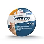 Seresto Collier Chats – Protection anti puces et anti tiques en continu – Collier Seresto pour chat avec protection longue durée de 7 à 8 mois – Gris