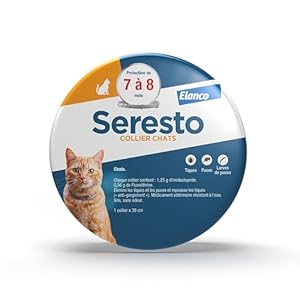 Collier Anti-Puces et Anti-Tiques Seresto pour Chat