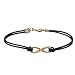 Produktbild ZEEme Damen Armband 925 Sterling Silber Stoff 19.00 cm 283260008-1RV