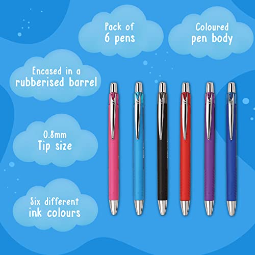 Image of Cello Aqua Blue Gel Pen Jar of 25 Units Xeta Ball Pen