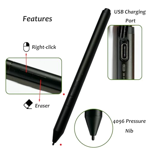 Stylet G3 rechargeable à haute précision pour HP EliteBook - 3
