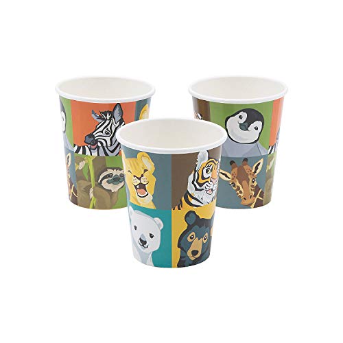 Fun Express - Wild Encounters Vbs 9Oz Cups - Party Supplies - Print Tableware - Print Cups - 8 Pieces #TOP18