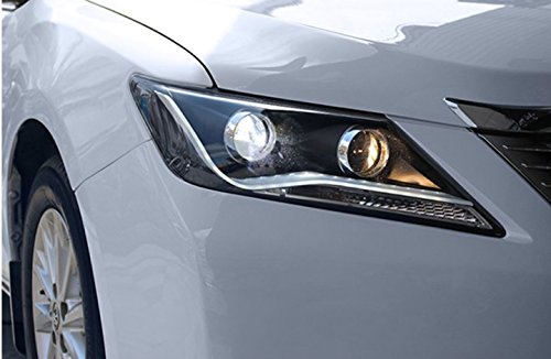 GOWE Stylizacja samochodu do Toyoty Camry reflektorów 2012-2014 Camry LED reflektor DRL obiektyw podwójny strumień H7 HID Xenon bi obiektyw ksenonowy temperatura barwowa: 8000 K Moc: 55 W