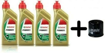 Kit Tagliando Olio 10W40 filtro HIFLO HF303 Benelli TRK 502 X ABS...