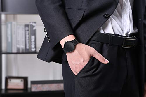 Men's Watches Fashion Slim Minimalist Waterproof Watch Analogue Quartz Watches Date Stainless Steel Mesh Watch For Men #TOP2