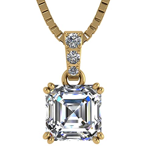 NANA Jewels Asscher CZ Pendant