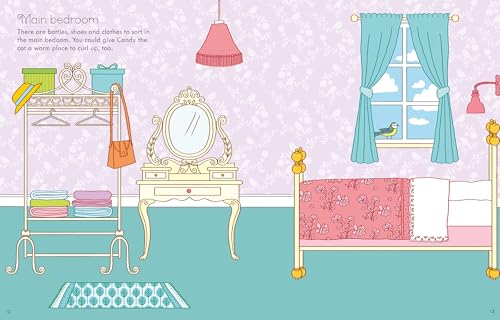 First Sticker Book Dollhouse - Thumbnail 4