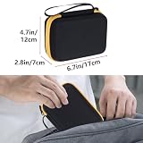 RIYADAone Twarde etui kompatybilne z cyfrowym aparatem natychmiastowym Kodak Smile+ 2 w 1 i drukarką fotograficzną, Czarny + Żółty