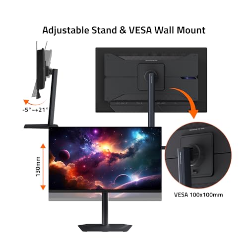 Image of GIGABYTE - MO27Q2-27 QD-OLED Gaming Monitor - QHD 2560x1440-240Hz - 0.03ms GTG - AMD FreeSync Premium Pro - Type C KVM - HDMI, DP - Height Adjustable - Black