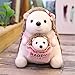 HYSLYQ Juguetes De Peluche Serie Madre-Niño Canguro Panda Oso Polar Erizo Pangolín Muñeco De Peluche Lindo para Niños Regalos para Niños 30Cm