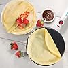 CucinaPro Cordless Crepe Maker- Breakfast Essential with Recipe Guide, Non-Stick Dipping Plate, Electric Base, Batter Spatula- Portable Hot Plate Compact Baker, Morning Brunch, Dessert Gift for Her