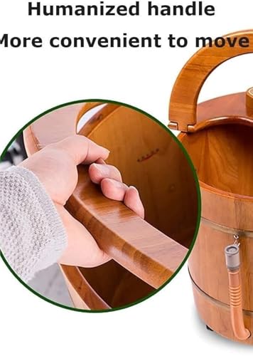 Masajeador Spa de Pies Barril de Madera para Baño de Pies miniatura 3