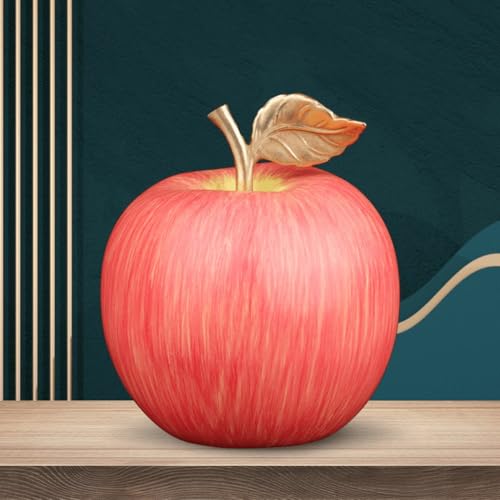 Decoración de escritorio sin mantenimiento usando manzanas artificiales de diseño 6