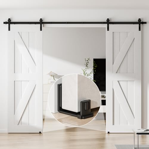 Image of Sliding Barn Door Floor Guide for Bottom Adjustable Roller,U Shape,Flush Design Bottom Flat Barn Door Floor Guide Stay Roller,1PCS