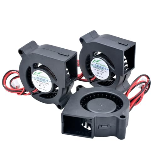 ACP5020-�u�����[�t�@�� 5cm 50mm �t�@�� 50x50x20mm DC5V 12V 24V �v���W�F�N�^�[ 3D�v�����^�[�p�u������p�t�@�� (�J���[:24V �X���[�u 4000rpm)
