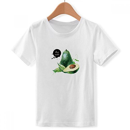 T-shirt avocat aquarelle pour les sorties d'été des garçons