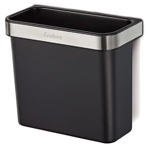Enders Grill Mags Stainless Steel Bin - Black/Stainless Steel