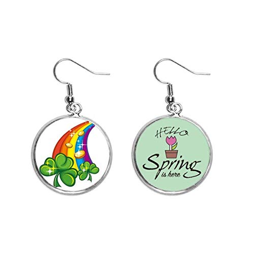 Pendientes de trébol para el día de San Patricio un toque primaveral en tu look