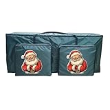 Albero di Natale Borsa | Tasche portaoggetti impermeabili con 2 scomparti, contenitore di stoccaggio per corona di feste, per guardaroba, campeggio, intimo, dormitorio, garage, mobile appartamento
