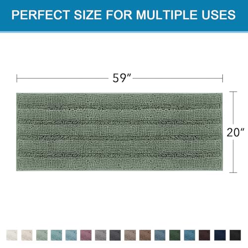 image for H.VERSAILTEX Bathroom Rugs Bath Mat Runner Rug Non Slip Kitchen Rug Ex