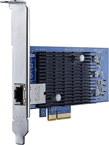 10Gb PCI-E Network Card X550-10G-1T Compatible for Intel X550-T1, Single RJ45 Copper Port, with Intel X550-AT2 Controller, 10G PCI Express LAN Adapter NIC Support Windows Server, Linux, Vmware
