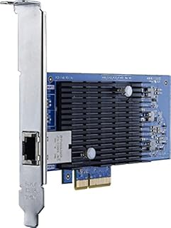 10Gb PCI-E Network Card X550-10G-1T Compatible for Intel X550-T1, Single RJ45 Copper Port, with Intel X550-AT2 Controller, 10G PCI Express LAN Adapter NIC Support Windows Server, Linux, Vmware