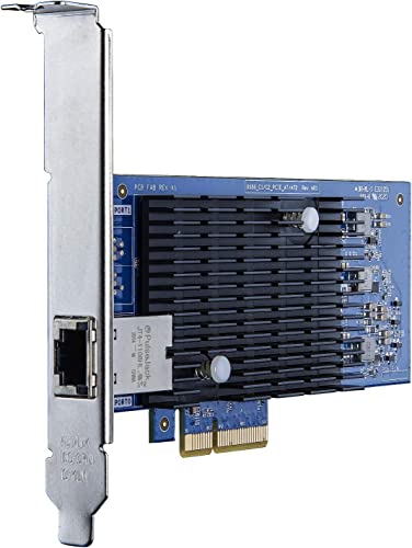 10Gb PCI-E Tarjeta de Red X550-T1 - ELX550AT Chip, 10 Gbit Tarjeta Red Ethernet PCI Express LAN Adaptador, Low Profile RJ45 Ports Nic para Windows Server, Linux, VMware ESX - ipolex