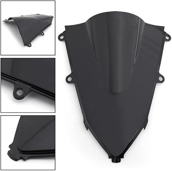 ABS Motorcycle Windshield Windscreen for Honda CBR650R CBR 650 R 2019-2023 Black