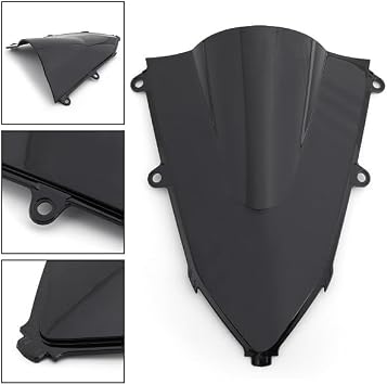 ABS Motorcycle Windshield Windscreen for Honda CBR650R CBR 650 R 2019-2023 Black
