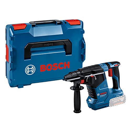 Bosch Professional 18V System Akku Bohrhammer GBH 18V-24 C (mit SDS plus, inkl. Bluetooth Connectivity Modul, L-BOXX, ohne Akku/ Ladegerät)