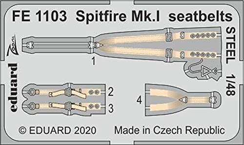Spitfire MK.I seatbelts Steel Eduard : résolvez le manque de réalisme au 1:48e