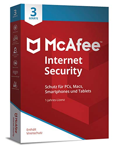 Preisvergleich Produktbild McAfee Internet Security 3 Device (Code in a Box)