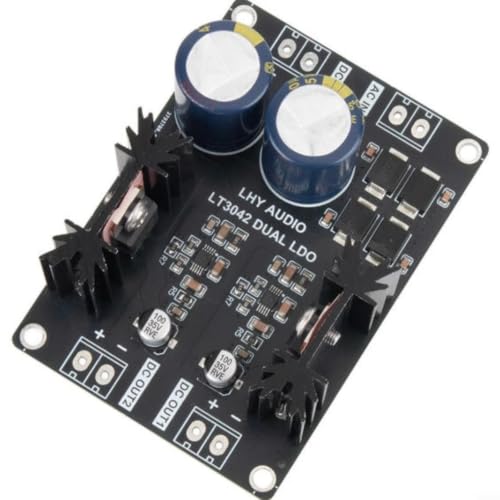 Image of KiraKira LT3042 Linear Regulator Development Board, 5V Default for Dual Output, Low Ripple Suppression DC Power Module -Fi Audio Systems