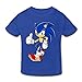 Radyk56rtyh Toddler's 100% Cotton Cool Sonic The Hedgehog Cute T-Shirt RoyalBlue US Size 5-6 Toddler