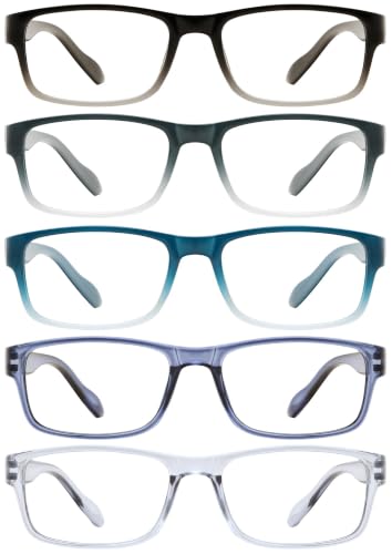 Image of Gaoye 1.75 Professional Reading Glasses for All Day - Computer Readers with Blue Light Protection - Value Pack