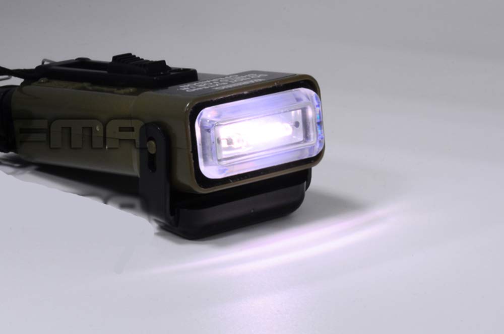 FMA Tactical Airsoft MS2000 - Luz estroboscópica funcional para casco de rescate