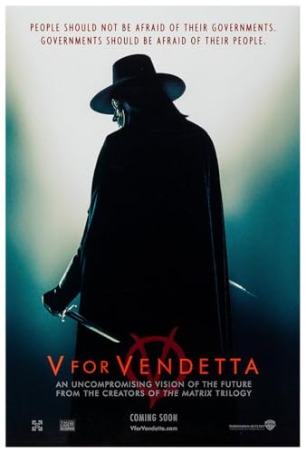 V for Vendetta - Natalie Portman - Movie Poster - 2006 - Teaser #3-8 x 12 Inches (US/CAN Only)