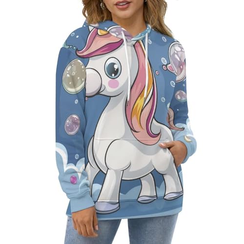 Sweatshirt licorne pullover taille S le cadeau original pour homme et femme passionnés - 2