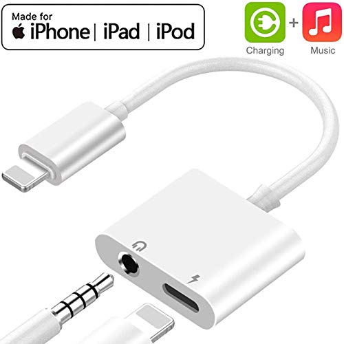 (Apple MFI Certified) iPhone Adapter to 3.5mm Lightning Adapter for iPhone 11/X/XS/8/8Plus/7/7Plus iPhone