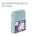 Philips AVENT Babypflege-Set – Starter-Set mit 9 Zubehörteilen: Nagelknipser, Schere, 3 Nagelfeilen, Kamm, Haarbürste, Nasensauger und Fingerzahnbürste (Modell SCH401/00)