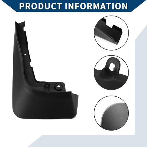 Hihaha Mud Flaps Splash Guards W/Mount Accessories for BMW X7 G07 with Pedal 2019-2023 Front and Rear Mud Guards 1 Set by Hihaha - Image 5