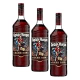 Captain Morgan Dark Rum - 1 L (Confezione da 3)