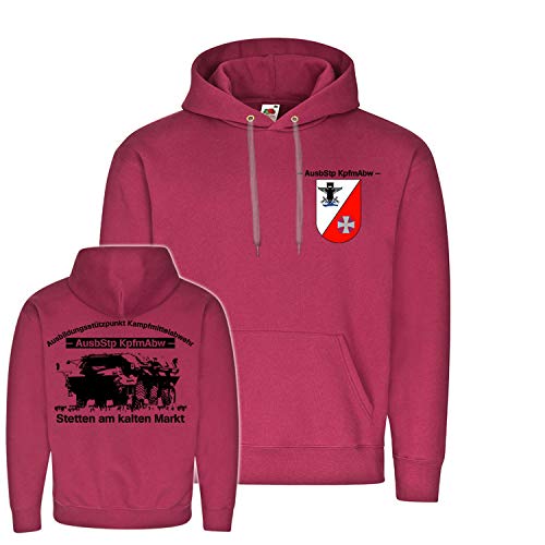 Hoodie EOD Armée fédérale rouge avec blason Pionier Stetten sweat à capuche