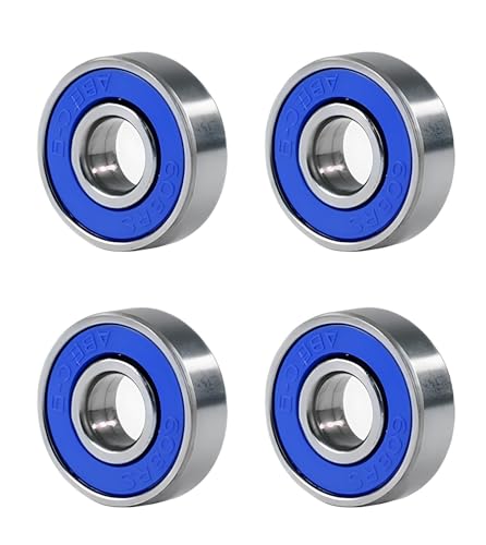 4pcs 608RS ABEC-9 Kugellager, geeignet für Skateboard, Roller...