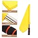 CORHAD Commanding Referee Flag Pole and Sponge Handle High-Visibility Flag for Events